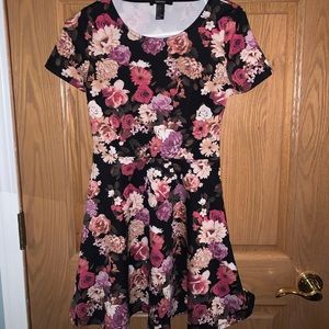 floral skater dress